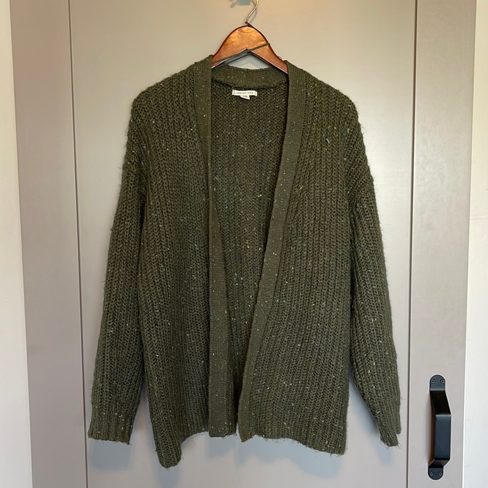 Green American Eagles Cardigan Size Medium